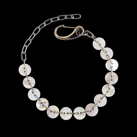 eski. original shell chain "plain" choker & bracelet
