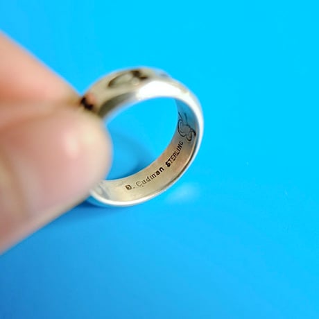 navajo/ “heart” silver ring