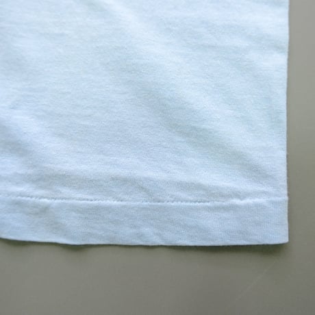 "Husky" print pocket tee / blue