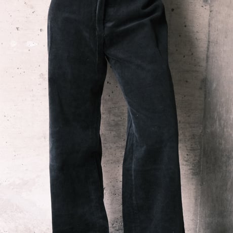 black velours pants / made in France