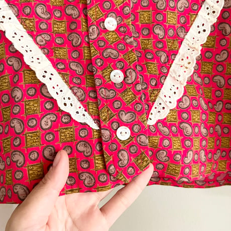 eski. original remke / short length blouse