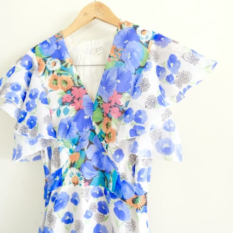 70s flower dress