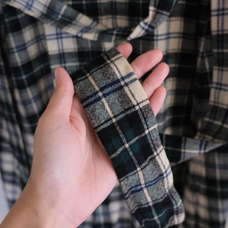 “PENDLETON” check wool lounge robe