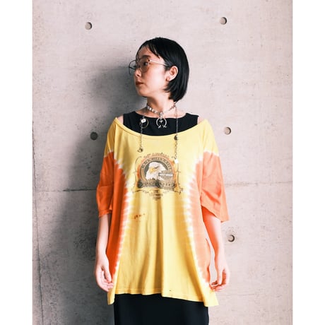 Harley-Davidson T-shirt / orange × yellow