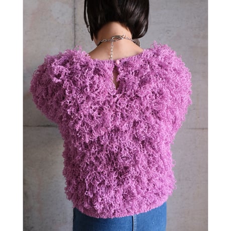 80s poodle knit