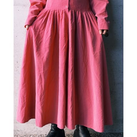 corduroy flare dress