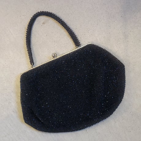 vintage beads hand bag