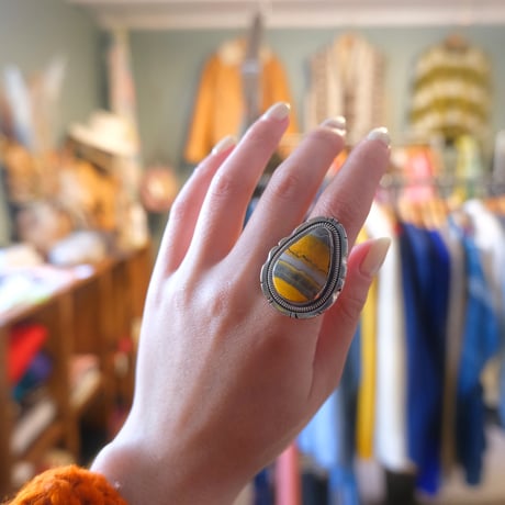 indian jewely / bumblebee jasper