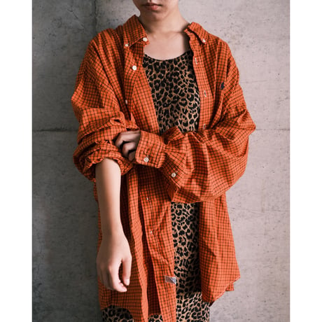 RalphLauren / orange check shirts