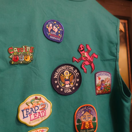 girls scouts patch vest