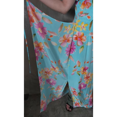 MAGGY LONDON / silk  flower dress