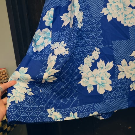 N/S flower dress / blue
