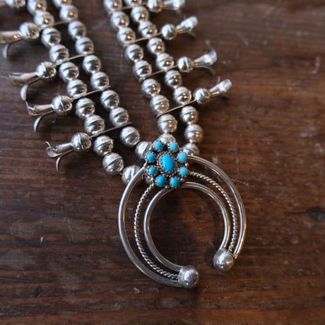 LeonKurley/squash blossom naja necklace/navajo