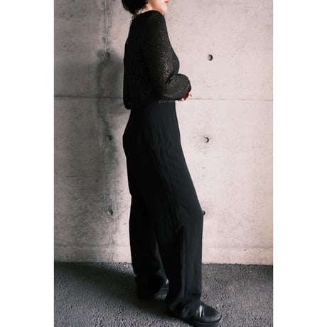 jump suits "black × lame"