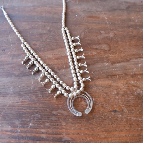 LeonKurley/squash blossom naja necklace/navajo