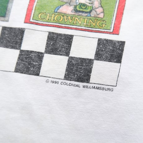 print tee / white