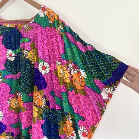 flower poncho dress