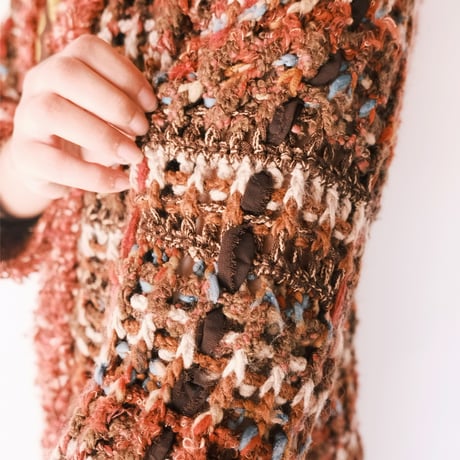 crochet knit jacket