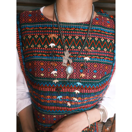 Indian jewelry / fetish long necklace