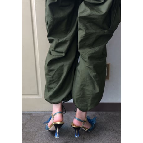 miumiu / pvc clear flower sandal