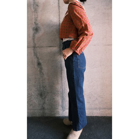 eski. original remke / short length blouse