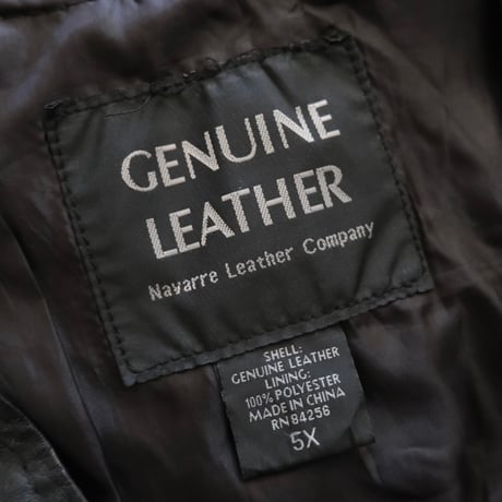 big leather vest with wappen
