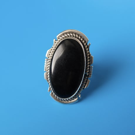 navajo / silver obsidian