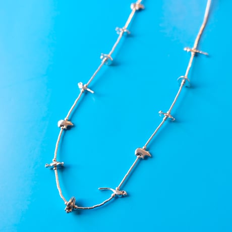 Indian jewelry / silver fetish necklace