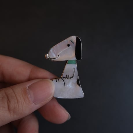 ZUNI / SNOOPY brooch(pendant top)