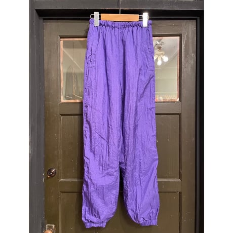 nylon pants / purple