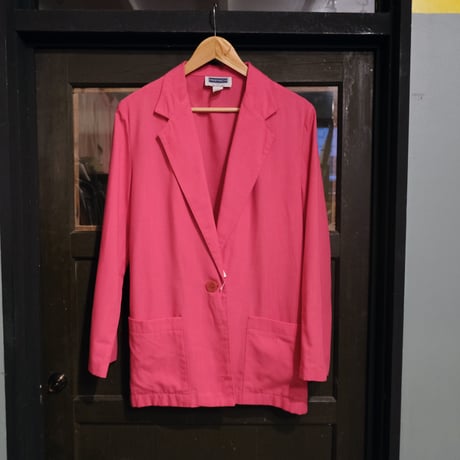 color tailored jacket / pink