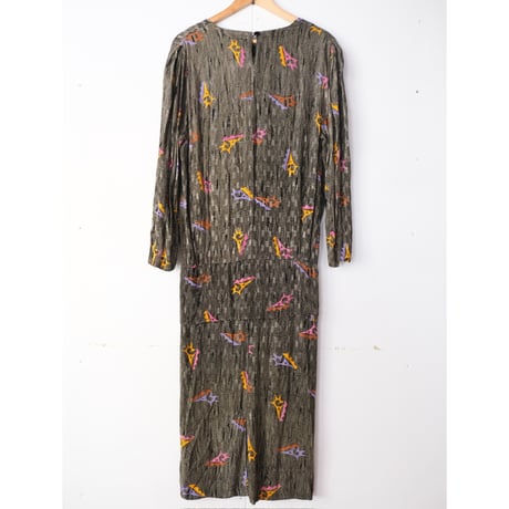 80s layered design dress
