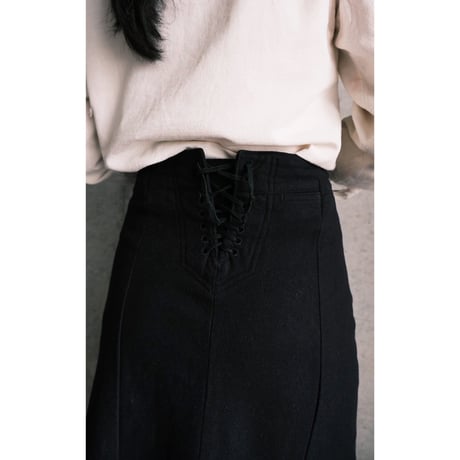 wool marine skirt