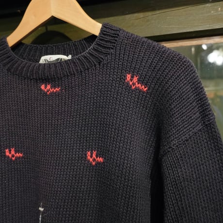 3D cotton knit "church"