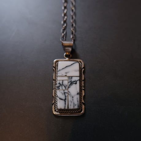 indian jewely / "white buffalo" necklace