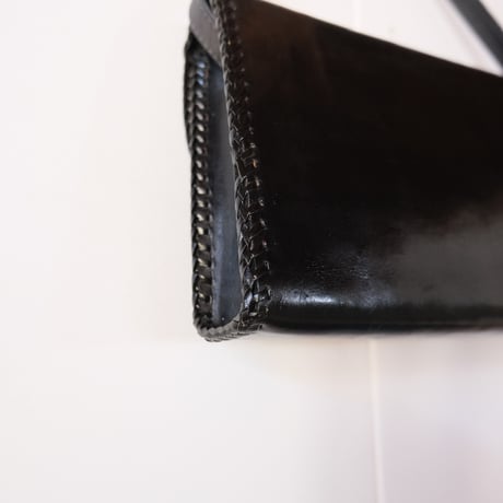 carving leather hand bag