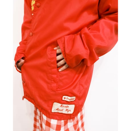 eski. remake / "Sears" coach jacket with Wappen