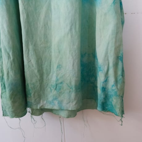 eski.  original dress / overdye "orange×green"