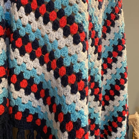 hand knit big shawl