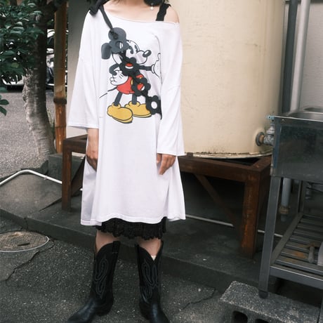 "BORO" big Mickey tee