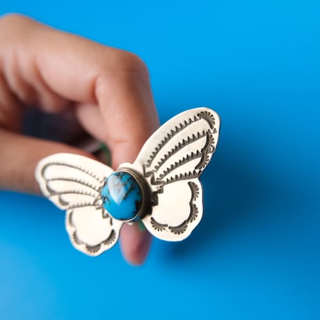 navajo / "RickEnrigues" butterfly ring