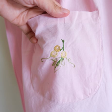 embroidered apron