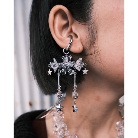 lili by SERI / "bear" pierce / clear
