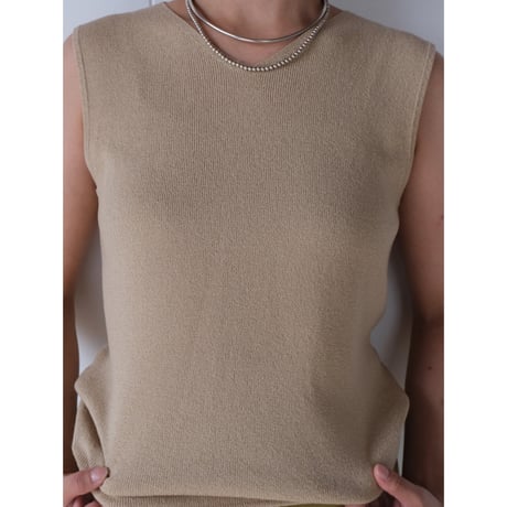N/S knit tops / beige