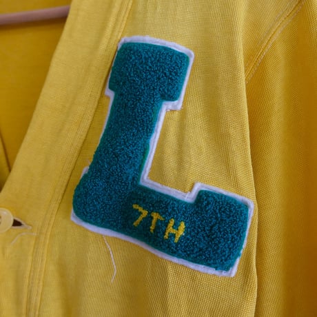 “L”  7th lettered cardigan