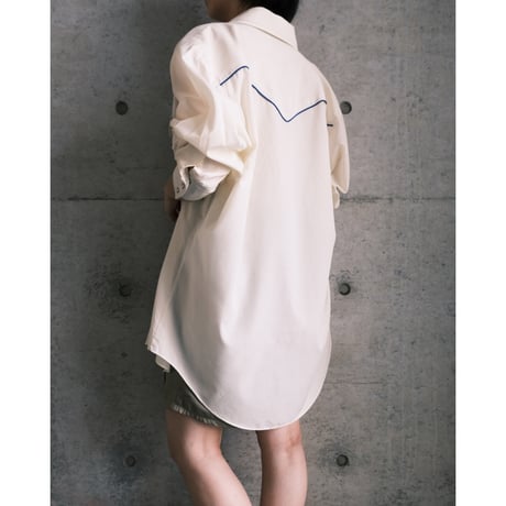 western shirt / white