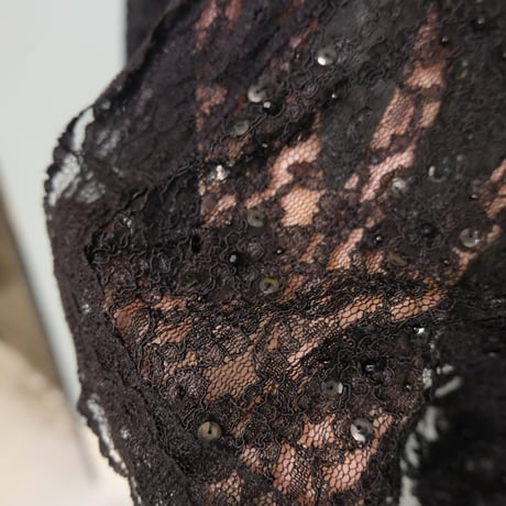 lace compact cardigan