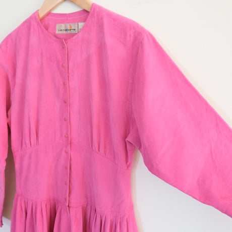corduroy flare dress