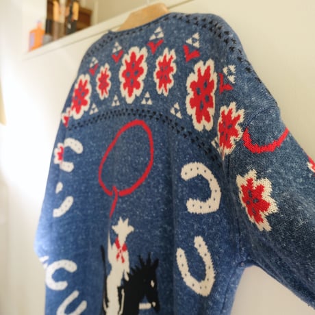 cowboy knit cardigan / made in usa