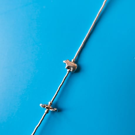 Indian jewelry / silver fetish necklace